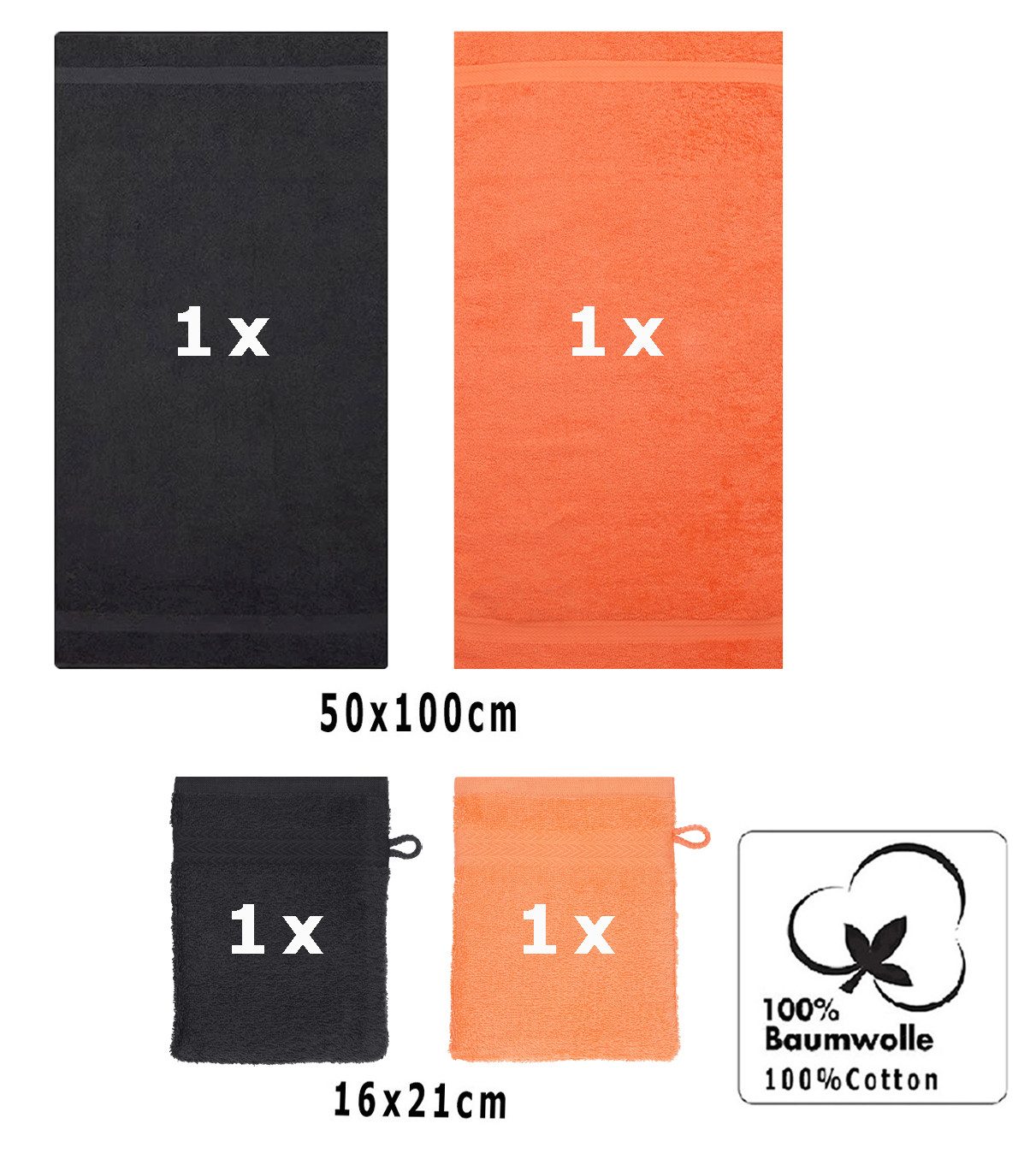 Betz Handtuch Set 4 tlg. Handtuch günstig online kaufen