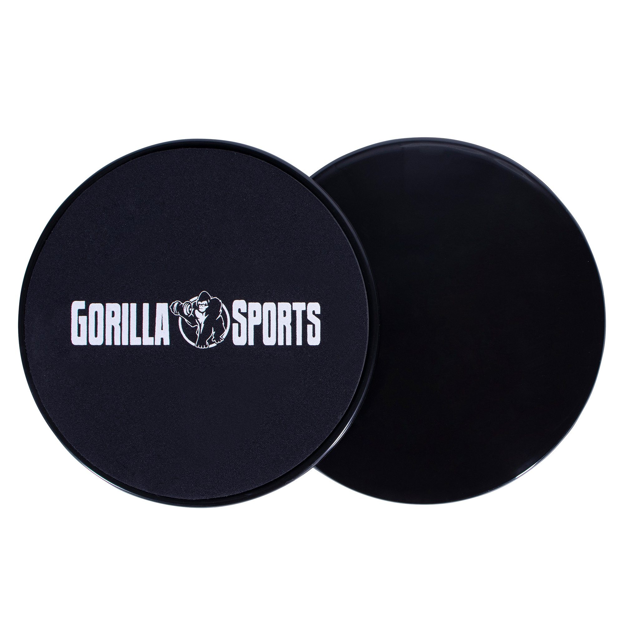 Liegestützgriffe Fitness Sliders - 2er Set, doppelseitig für Hartböden, Gliding Discs