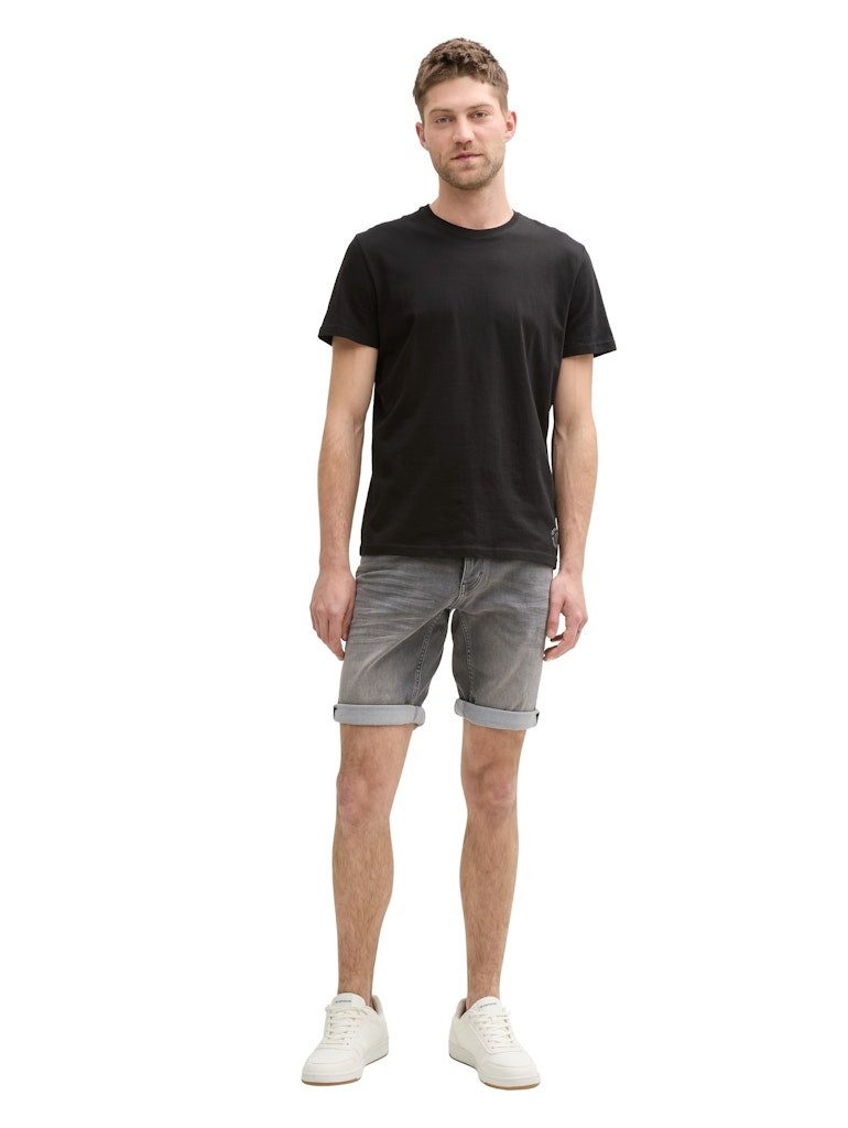 TOM TAILOR Bermudas TTJosh regular shorts used light stone grey denim