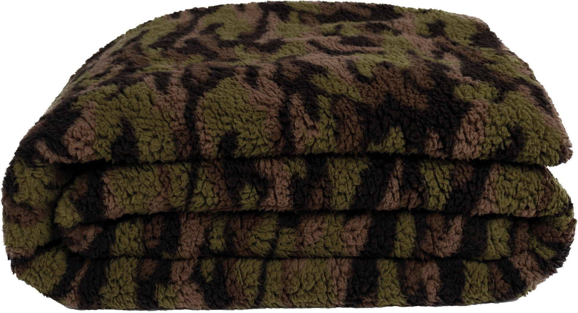 Wohndecke Reborn Camouflage, ZOEPPRITZ1828, luxeriöse Kunstfelldecke in Camouflage Optik