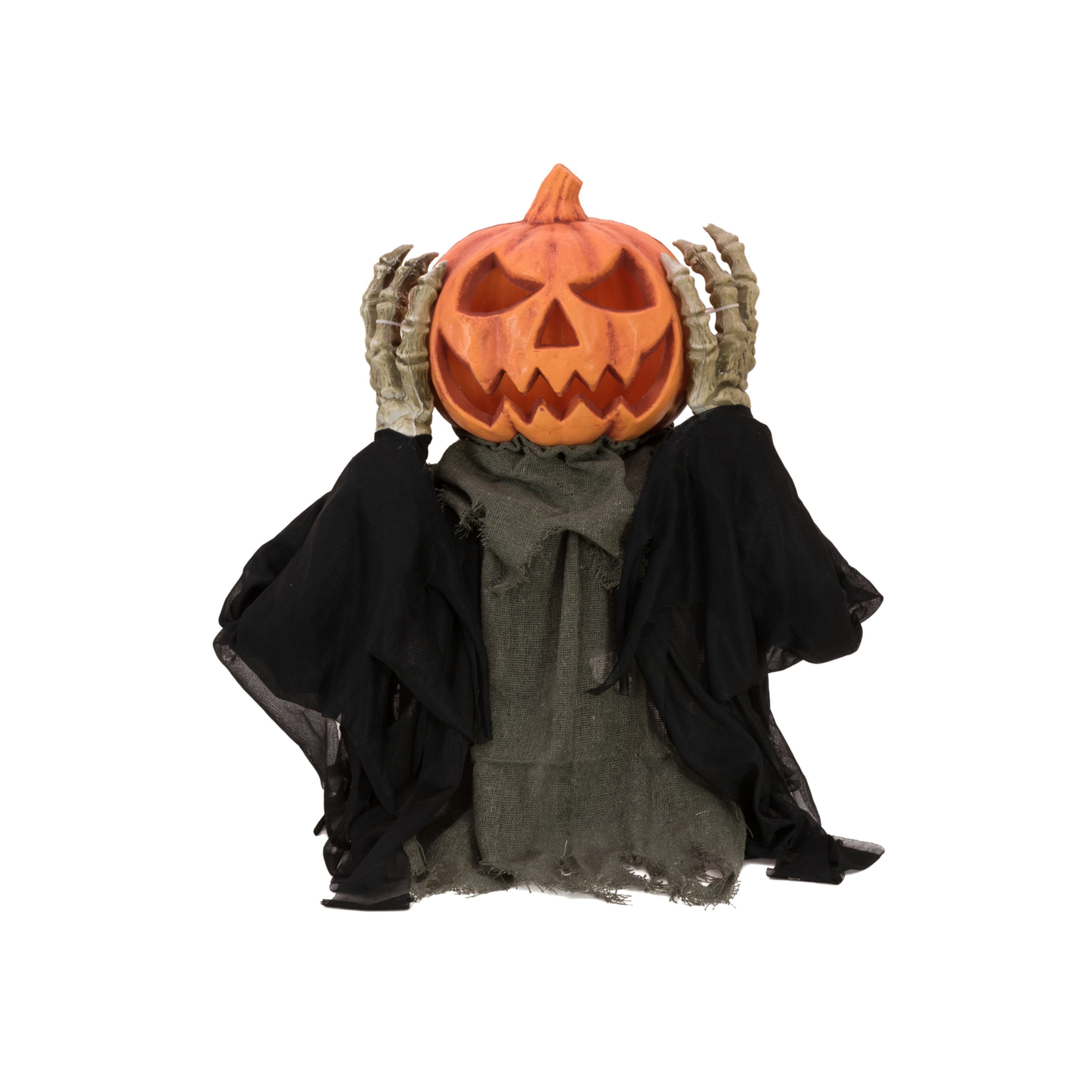 EUROPALMS Dekofigur (Deko und Möbel, Halloweendeko), Halloween Figur POP-UP Kürbis, animiert 70cm - Halloweendeko