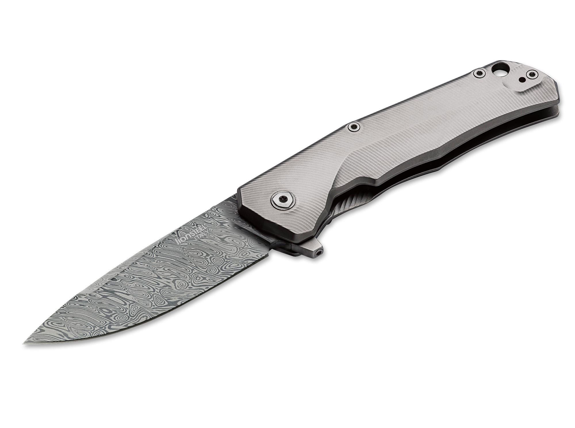 LionSteel Taschenmesser Taschenmesser T.R.E. Damascus Thor Titan