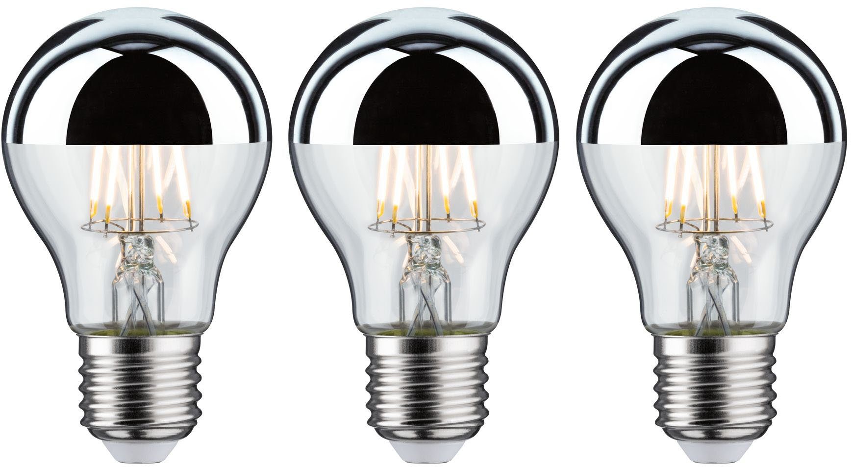 Paulmann LED-Leuchtmittel 3er Pack 6,5W Kopfspiegel günstig online kaufen