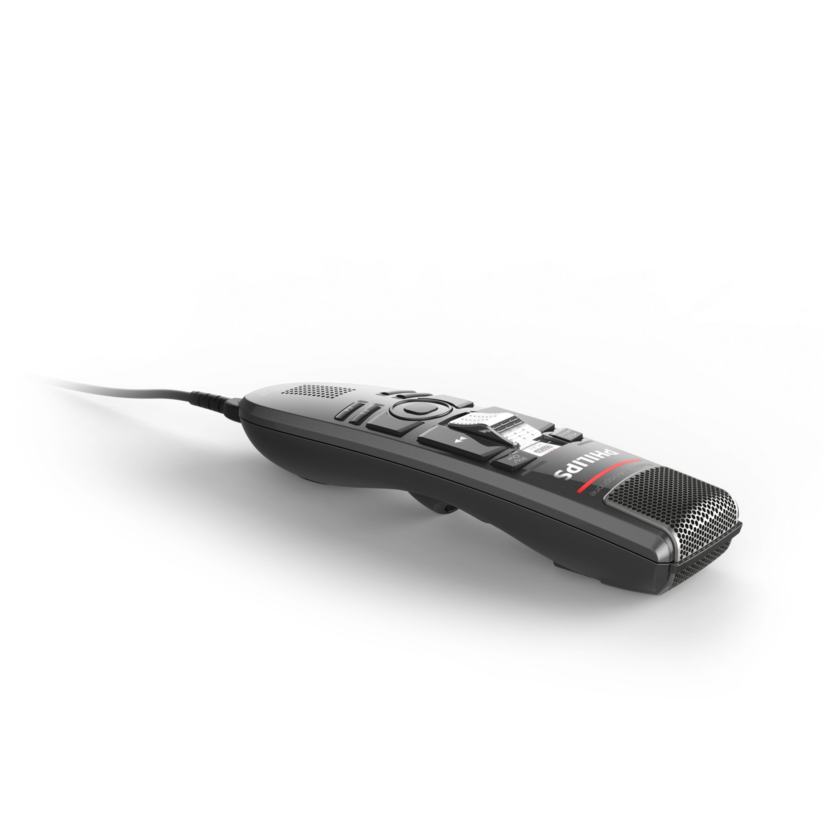 Philips SMP3710 SpeechMike Premium Touch Diktiermikrofon Digitales Diktiergerät (Studioqualität, Bewegungssensor, Schiebeschalter)