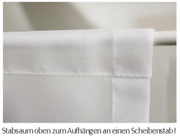 Scheibengardine Stream Horizon gelb, Spitze Gardine, transparent, gardinen-for-life