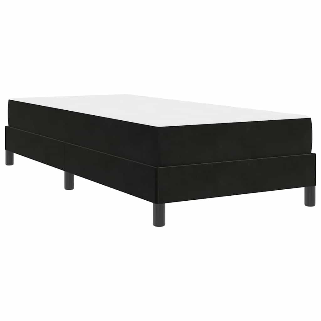 vidaXL Bett Boxspringbett mit Matratze Schwarz günstig online kaufen