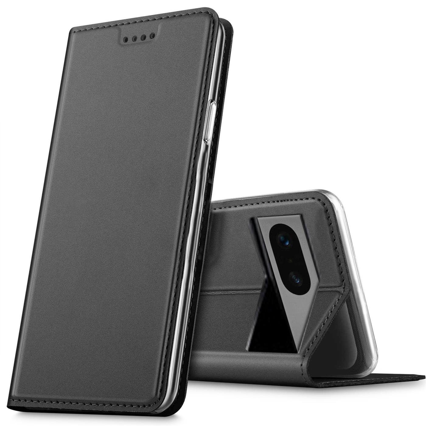 CoolGadget Handyhülle Magnet Case Handy Tasche für Google Pixel 8 6,3 Zoll, Hülle Klapphülle Ultra Slim Flip Cover für Pixel 8 Schutzhülle