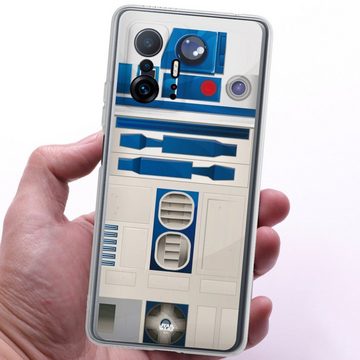 DeinDesign Handyhülle Star Wars R2D2 Fanartikel R2D2 Closeup - Star Wars, Xiaomi 11T Pro 5G Silikon Hülle Bumper Case Handy Schutzhülle