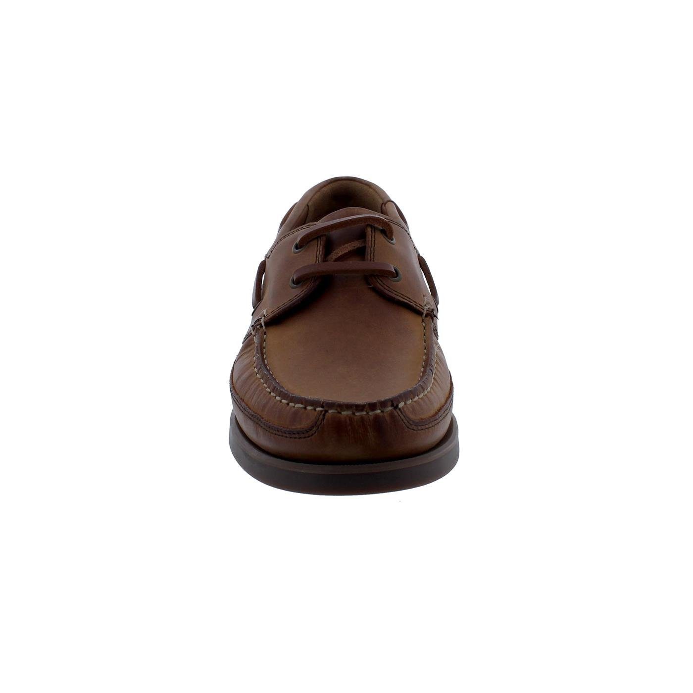 Mephisto Mephisto Boating Bootsschuh, Glattleder, Tobacco, Spinnaker-Kollektion Bootsschuh