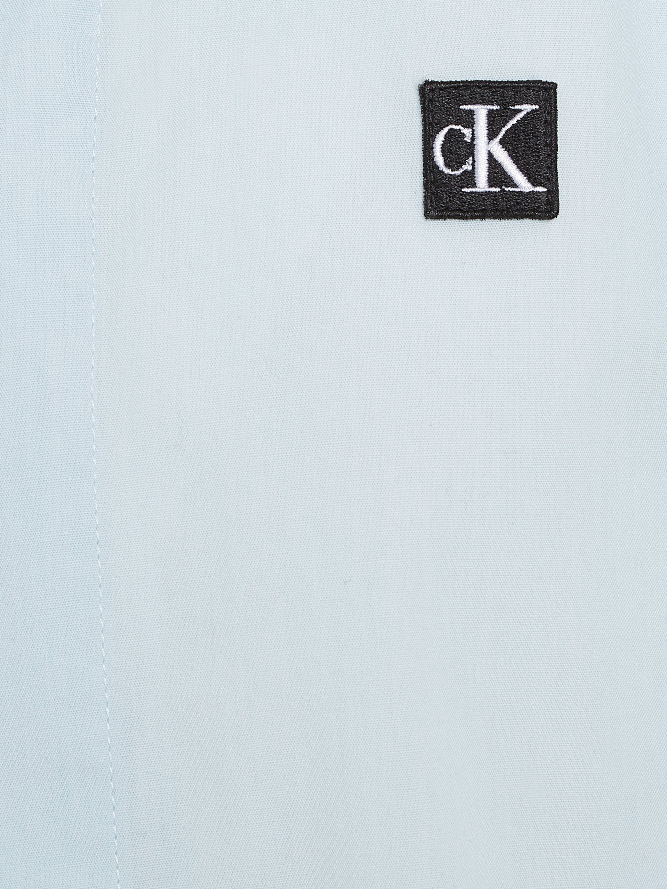 Calvin Klein Jeans Blue Keepsake mit Langarmhemd CEREMONY POPLIN SHIRT Markenlabel