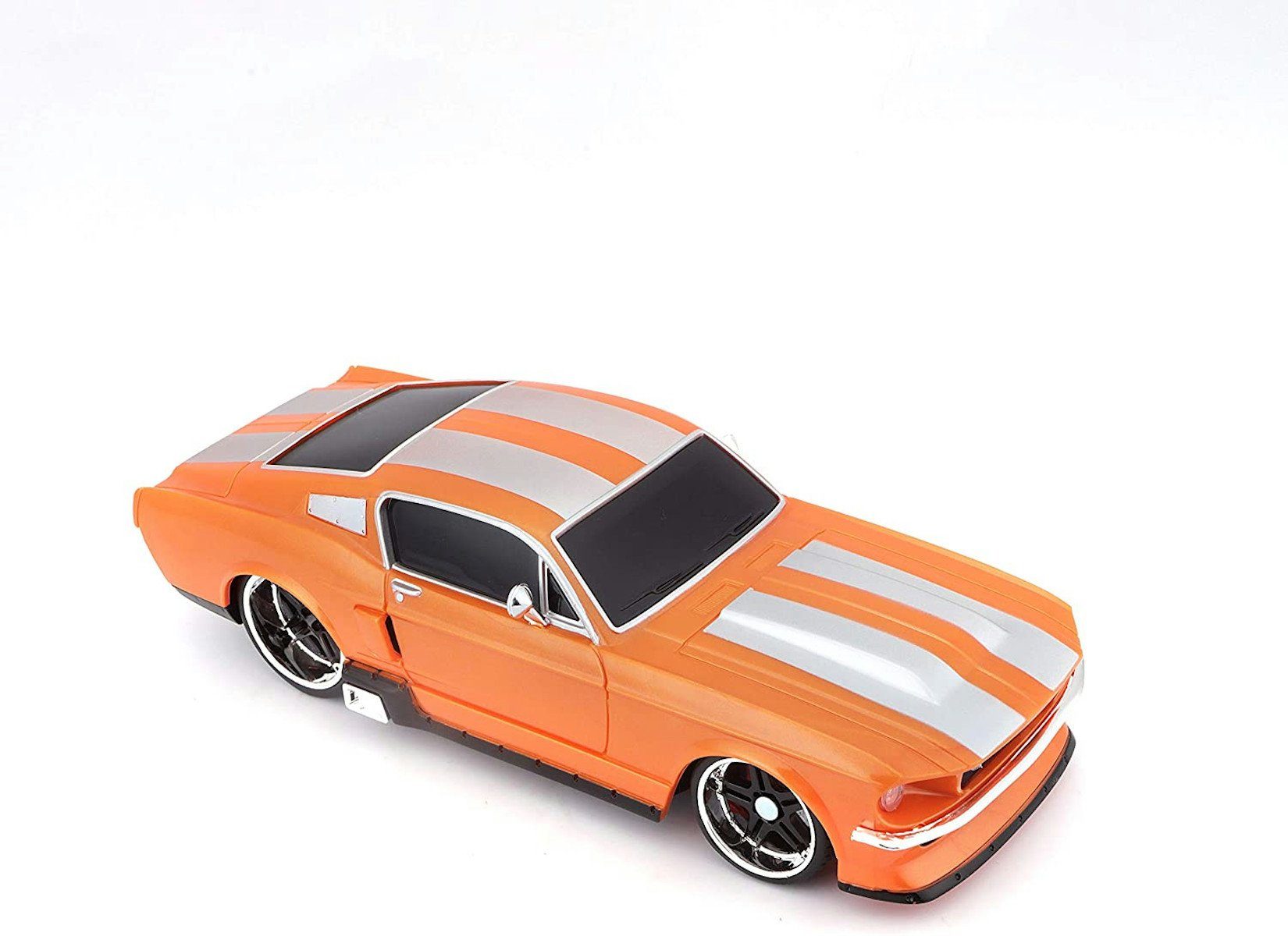 Maisto Tech RC-Auto Ferngesteuertes Auto - Ford Mustang GT '67 (orange, Maßstab 1:24), detailliertes Modell