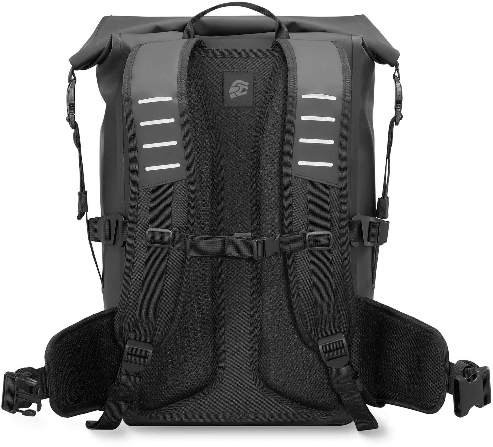 FC-Moto Freizeitrucksack Ever-ST Roll-Top 26 L wasserdichter Rucksack, Molle Befestigungssystem,reflektierende Elemente