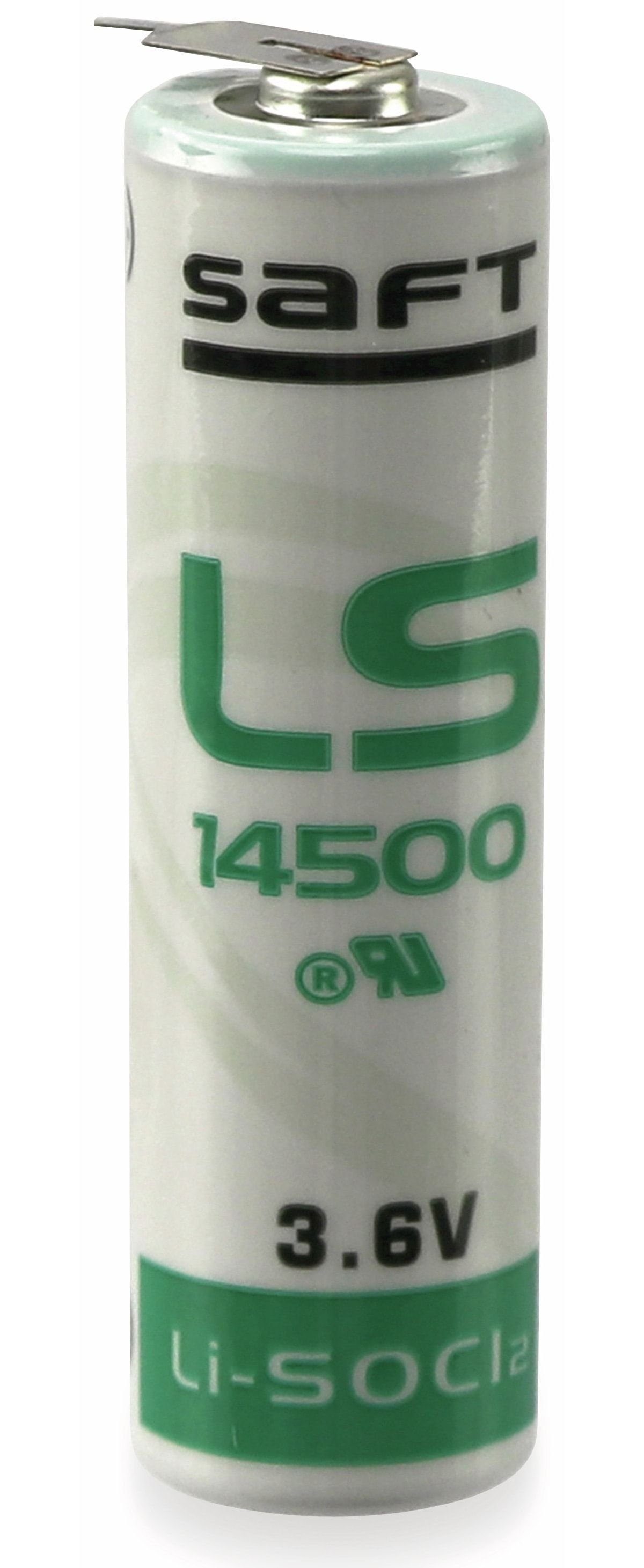 Saft SAFT Lithium-Batterie AA, 1/1 14500-2PF, Batterie LS Print