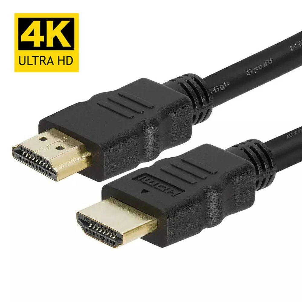 TradeNation HDMI Kabel 4K HDR UHD 2160p FULL HD 3D CEC Dolby 1m 1,5m 2m 3m  5m 10m HDMI-Kabel, HDMI, HDMI (500 cm), 4K