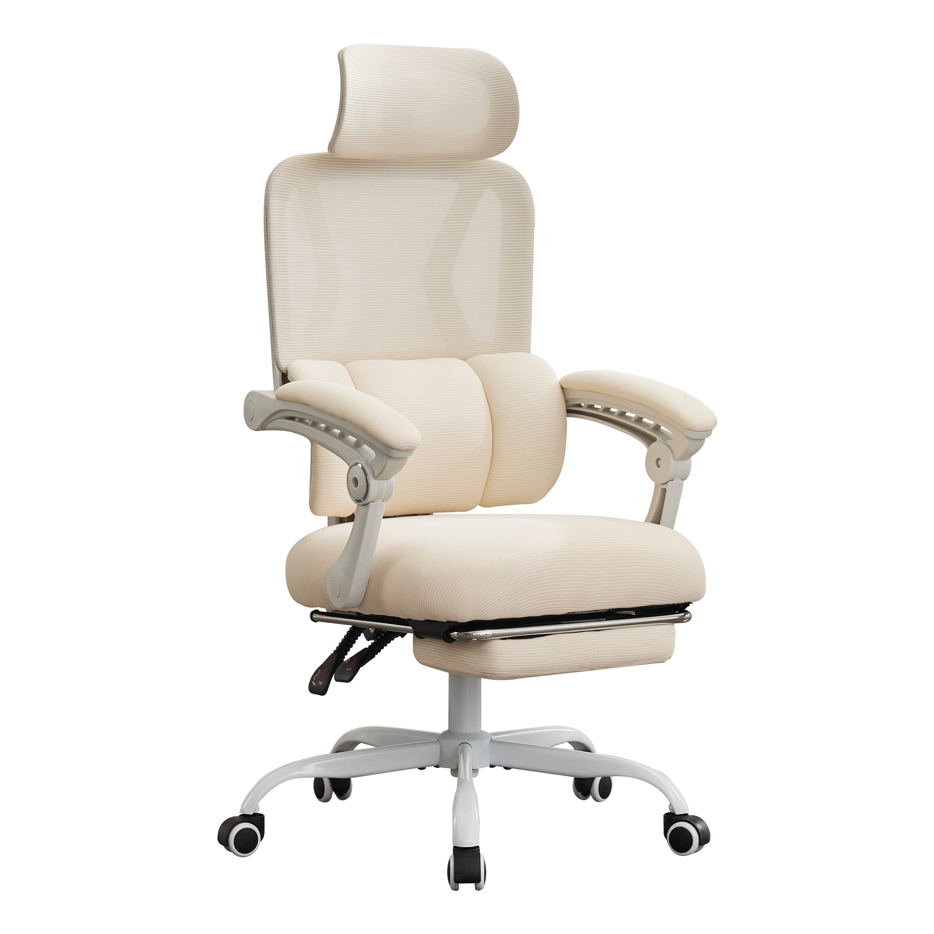 UEV Bürostuhl Ergonomisch mit Fußstütze mesh Dynamischer Lordosenstütze (Ho günstig online kaufen