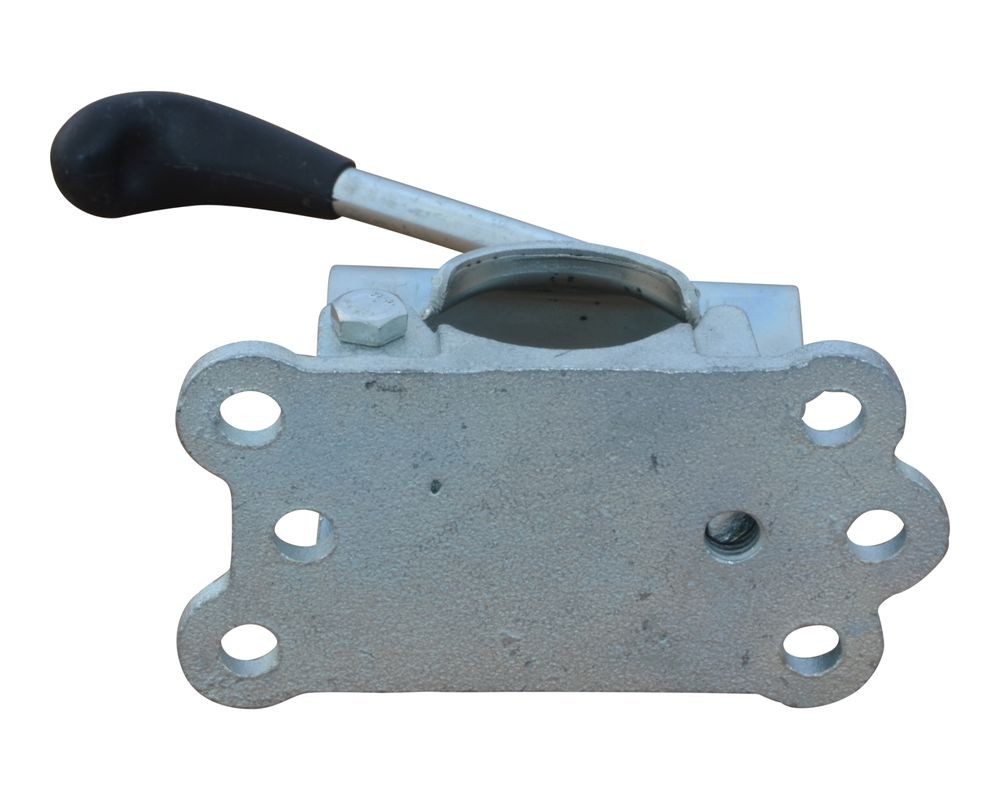 Knott Anhänger Klemmhalter Ø48 mm - Guß -LBG48 - Klemmschelle für Stützrad / Stützen
