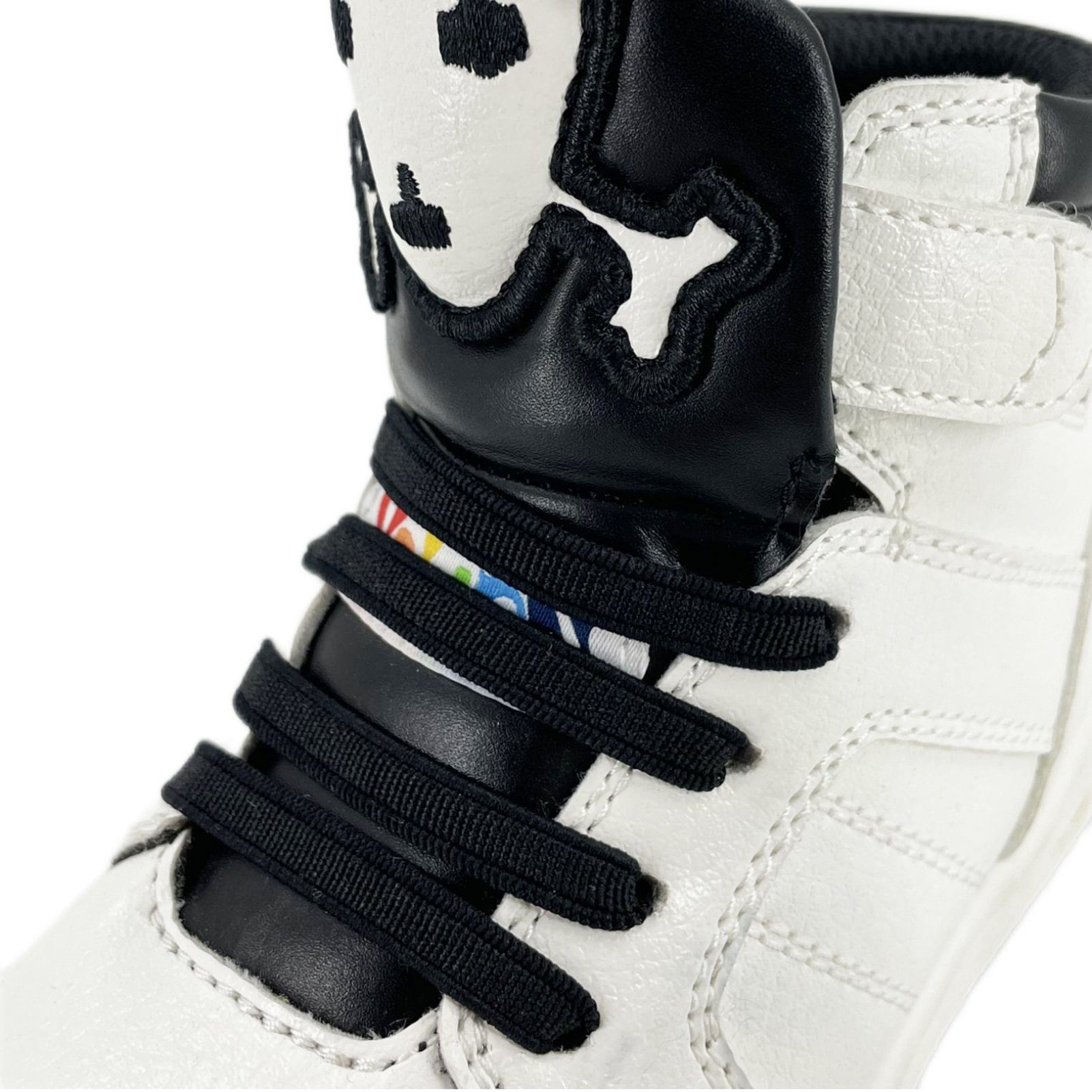 Yalion Kinderschuhe mit Schnürsenkel Baby Sneaker Laufschuhe Slip-On und rutschfest, Sneaker high Klettverschluss