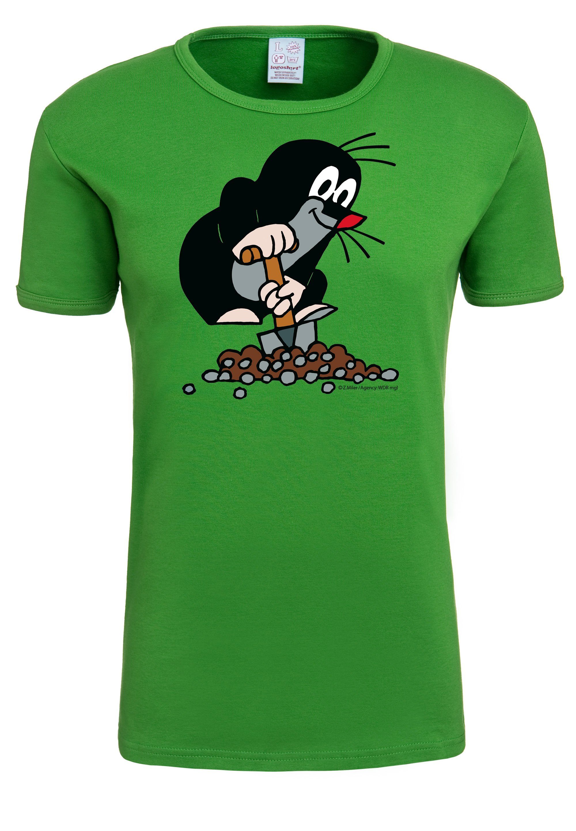 mit Originaldesign Maulwurf kleine lizenziertem LOGOSHIRT T-Shirt Der