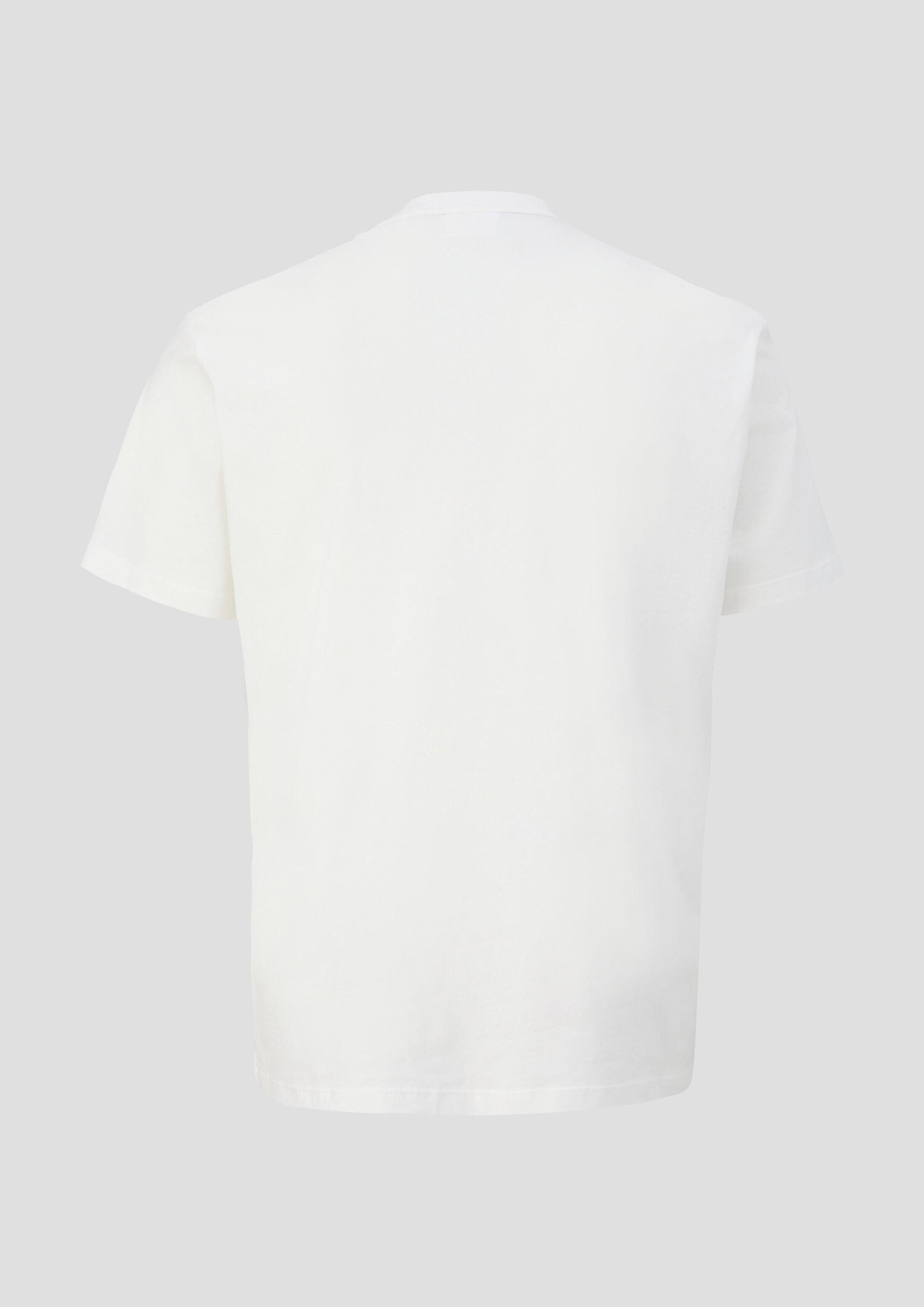 s.Oliver Kurzarmshirt T-Shirt Jerseyshirt mit Artwork