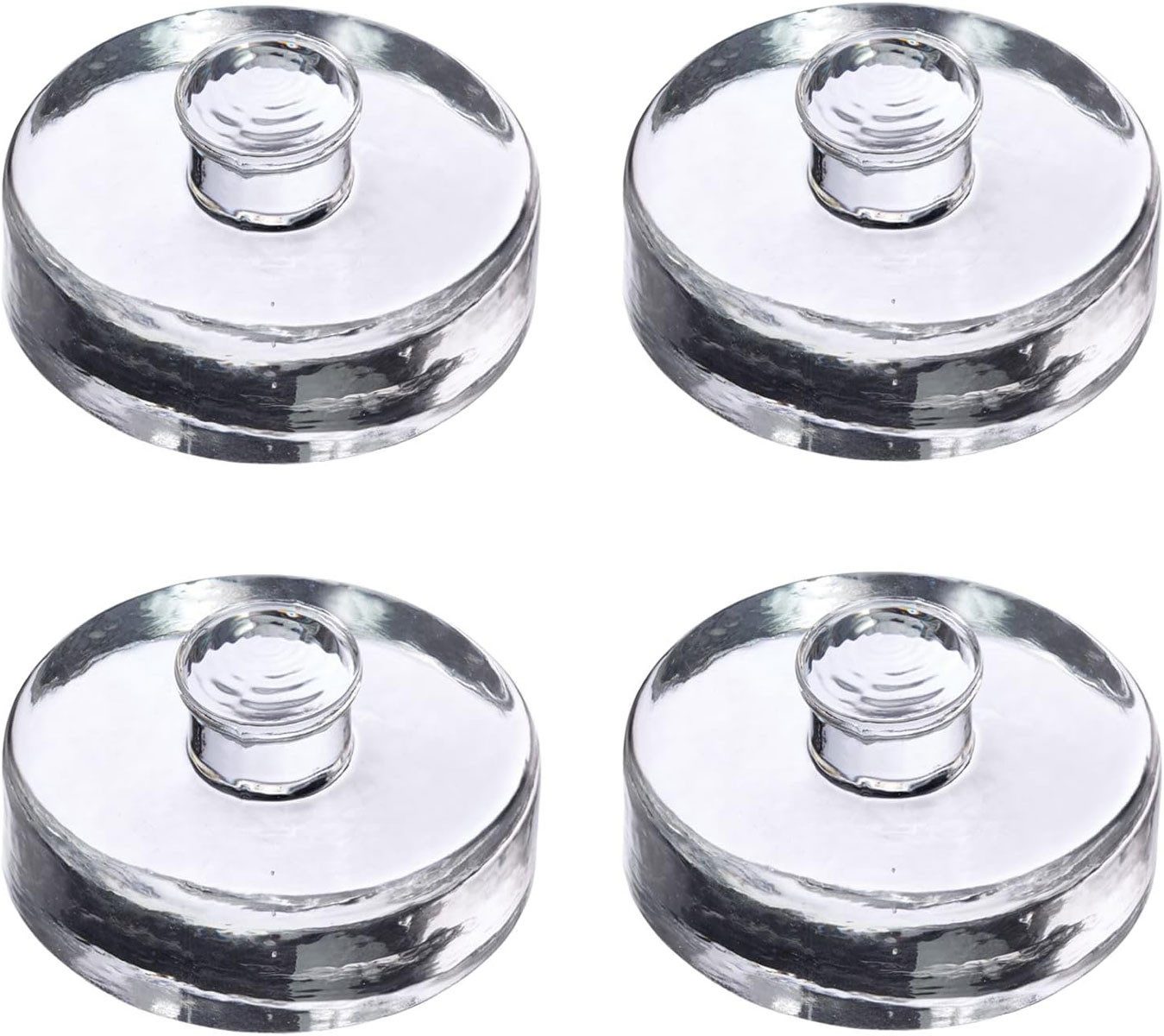 WESTMARK Fermentationsglas 4 Fermentiergewichte aus Glas mit Knauf
