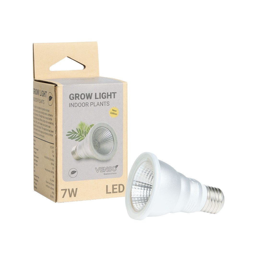 Venso EcoSolutions Pflanzenlampe indoor plants, Venso EcoSolutions Growlight 'Indoor plants' LED E27 Pflanzenlampe, Vo
