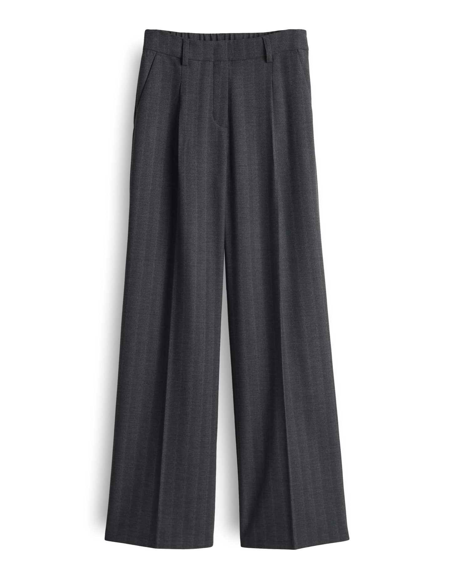 OPUS PANTS Stoffhose MOIRA BLAZE mit Nadelstreifen Mid Rise, Long, Wide Leg günstig online kaufen
