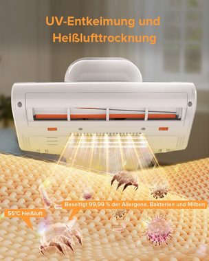 UWANT Matratzenreinigungsgerät M300 Smart milbensauger mit UV-Licht,entfernt 99,9% der Allergene, 500,00 W, für Matratzen, Betten, Sofas und Polstermöbeln