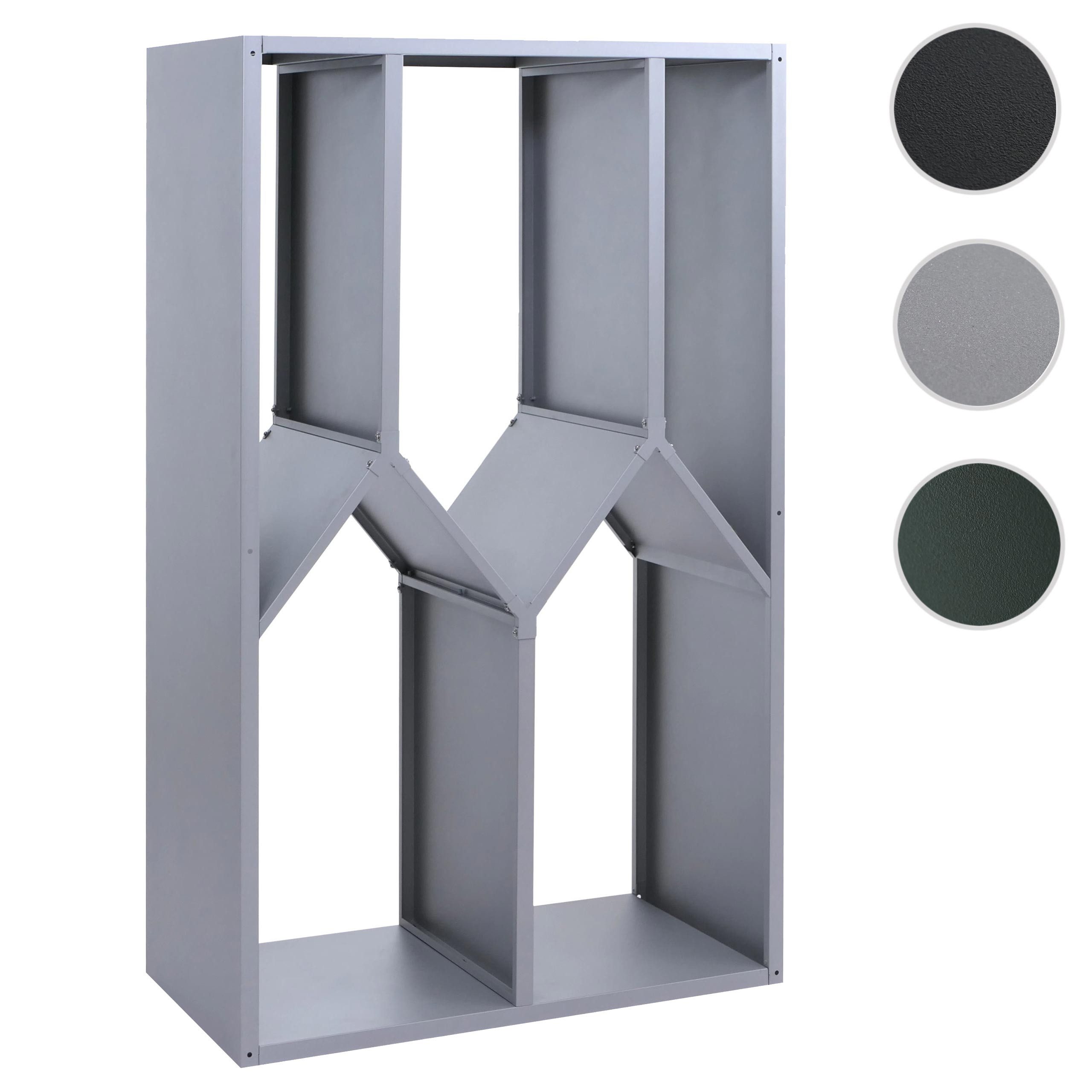 MCW Kaminholzregal MCW-P76, BxTxH:95x50x160 cm, Markantes Design, Viel Stauraum, Stabile Konstruktion