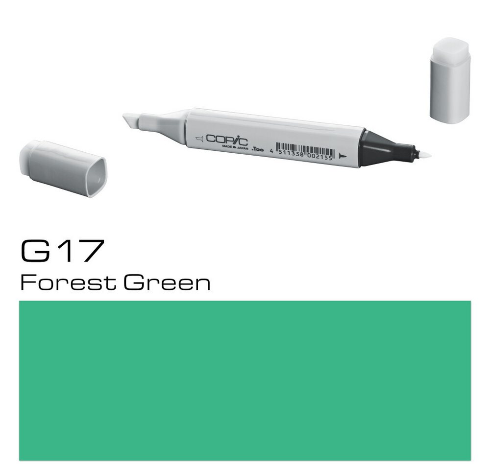 Thumbnail - COPIC Marker Typ G - 17, Forest Green: Layoutmarker für Grafiker und Designer, (1-tlg)