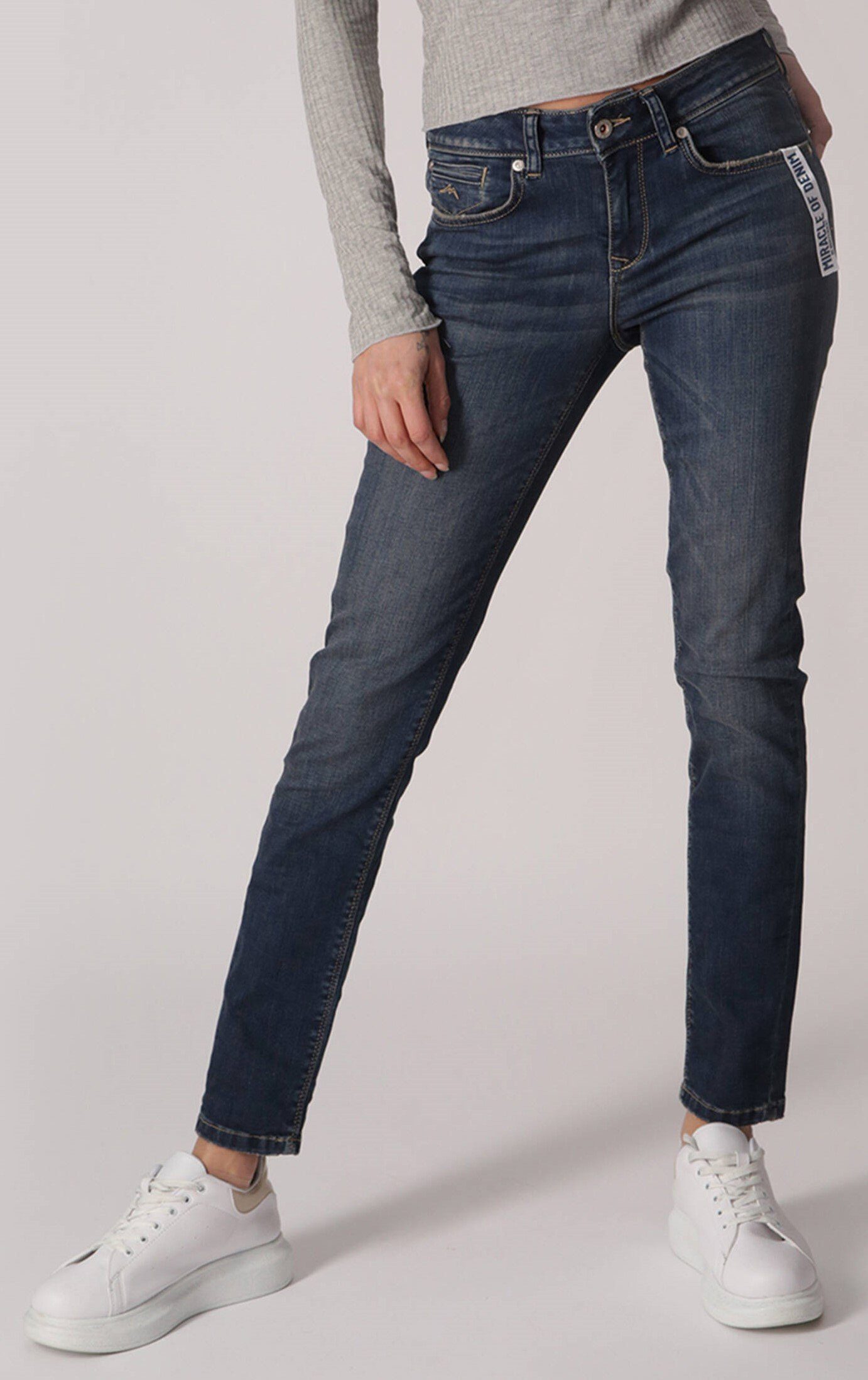 Miracle of Denim Stretch-Jeans MOD JEANS MONIKA madison blue AU22-2045.3264