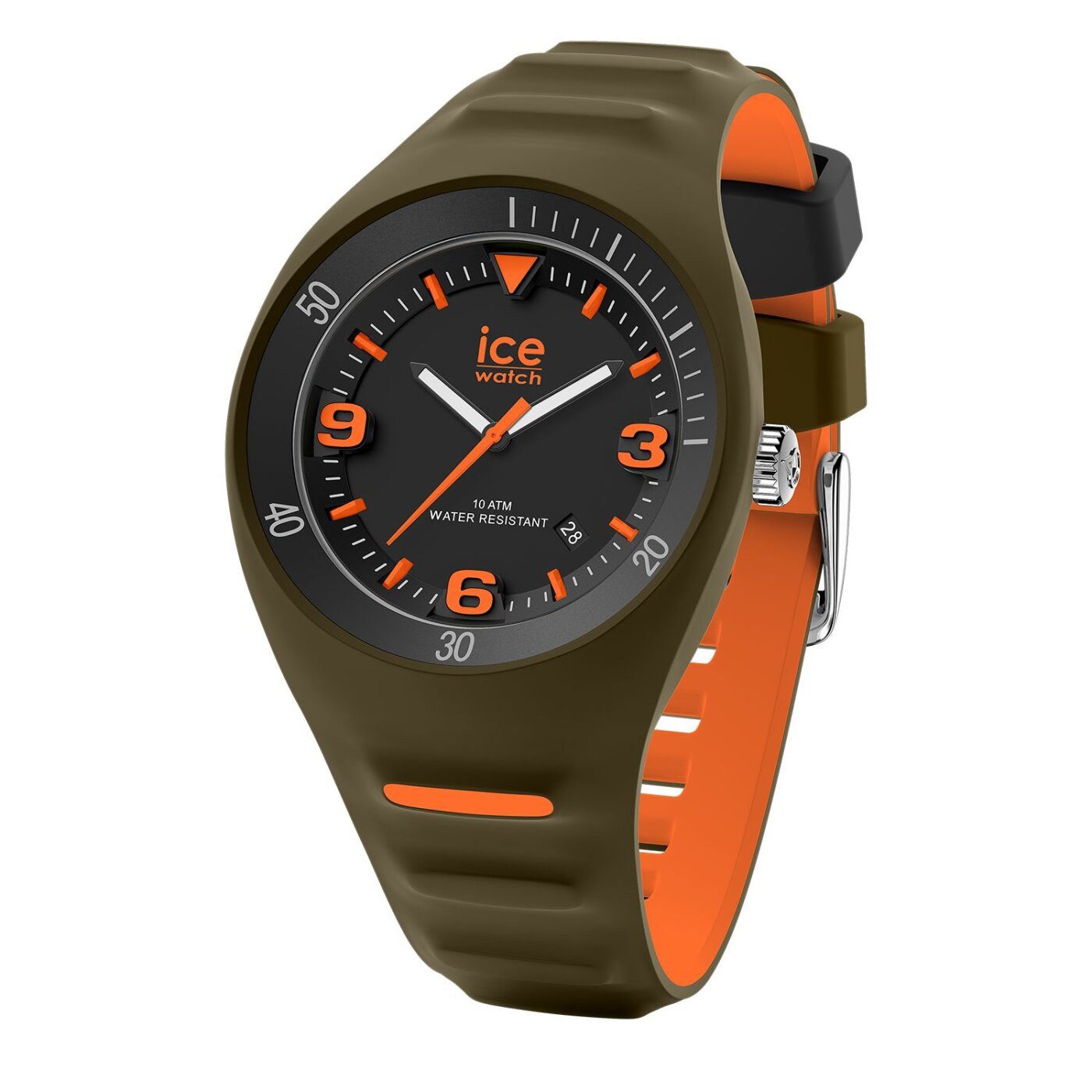ice-watch Quarzuhr Ice-Watch P. Leclercq Khaki, Orange