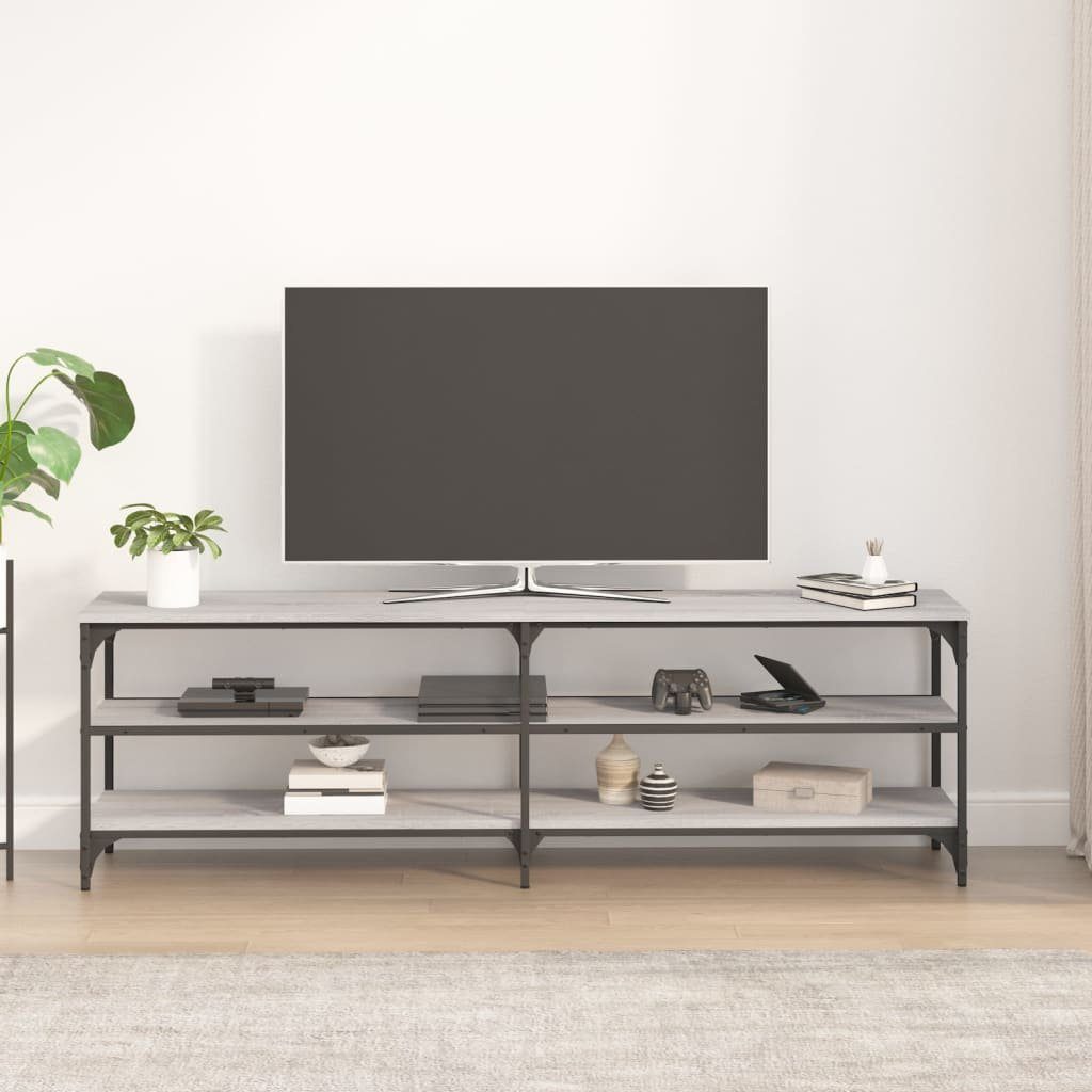furnicato TV-Schrank Grau Sonoma Holzwerkstoff 160x30x50 cm