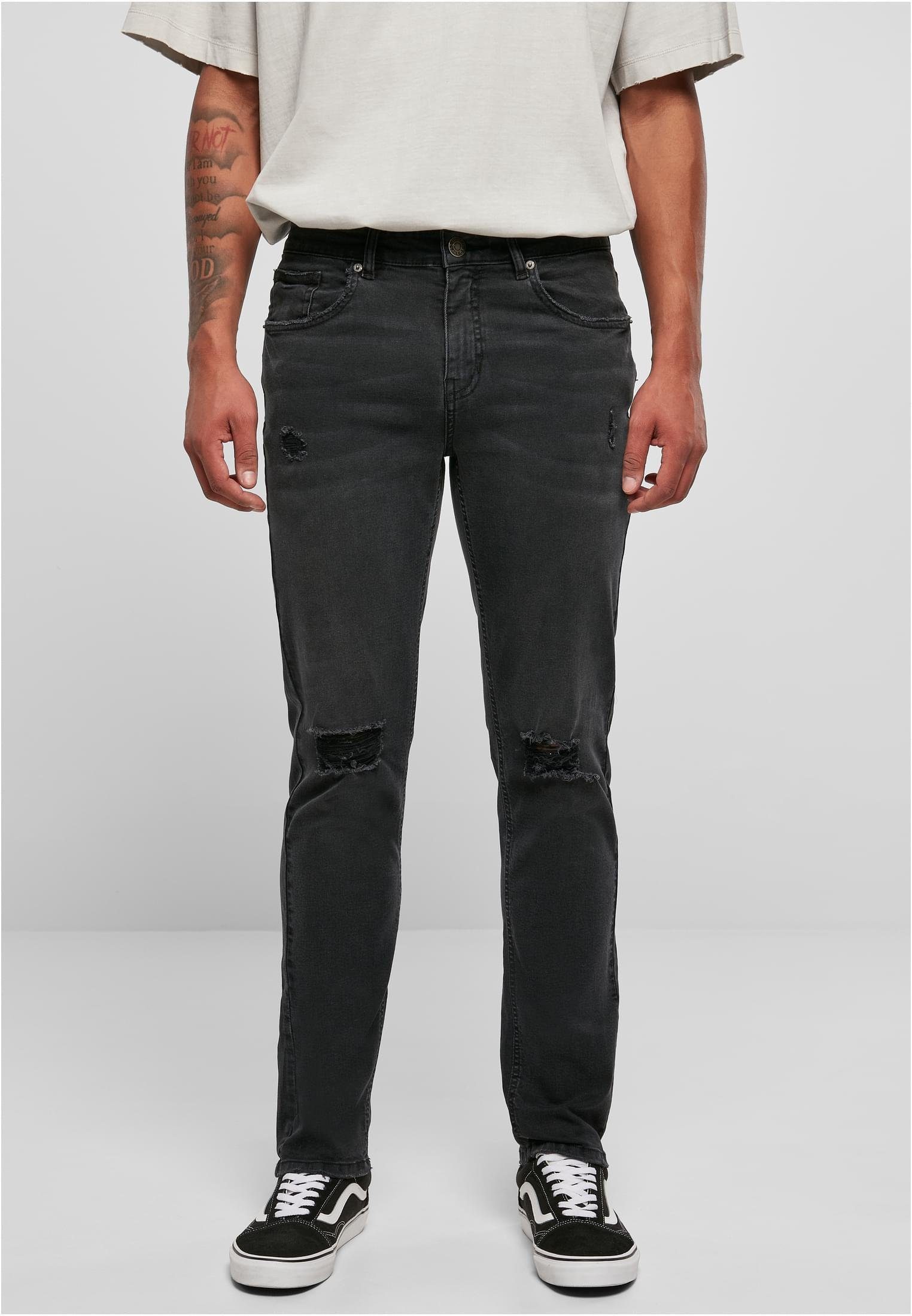 Funktionshose Distressed Stretch Denim Pants Herren Jeans