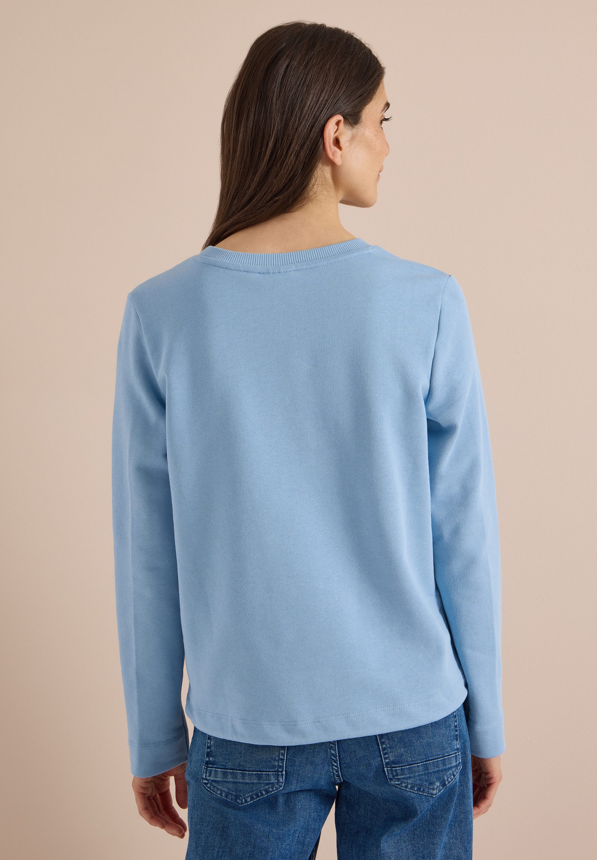 CECIL Sweatshirt mit Tunnelzug am Saum