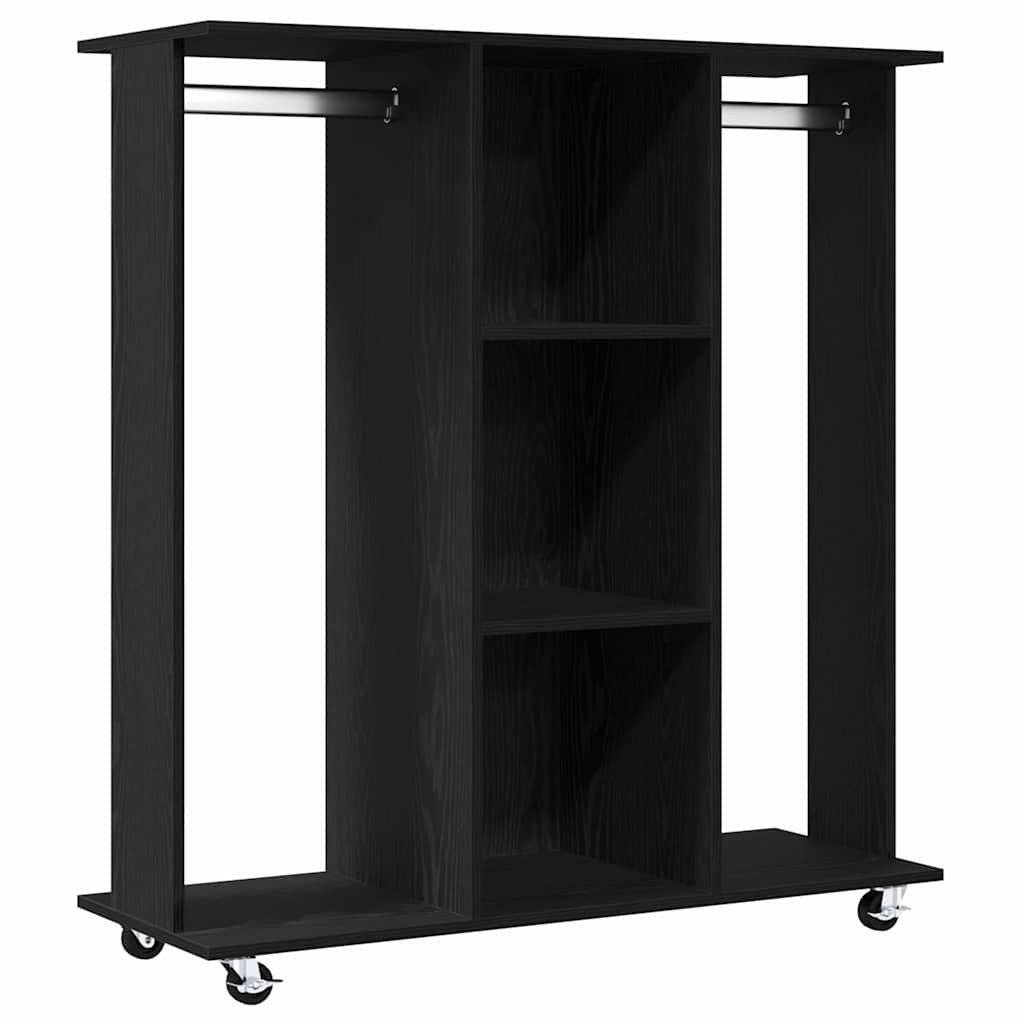 vidaXL Stoffschrank Kleiderschrank Schwarze Eiche 102 günstig online kaufen