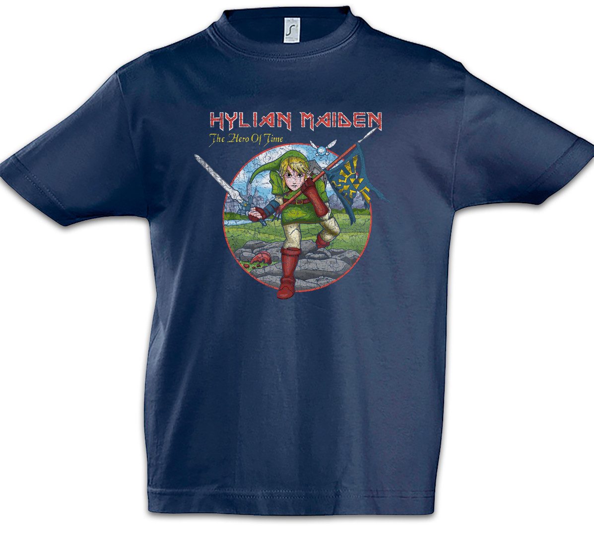 Print-Shirt Hylian Maiden Kinder T-Shirt Zelda Game Gamer PC Gaming Triforce Link