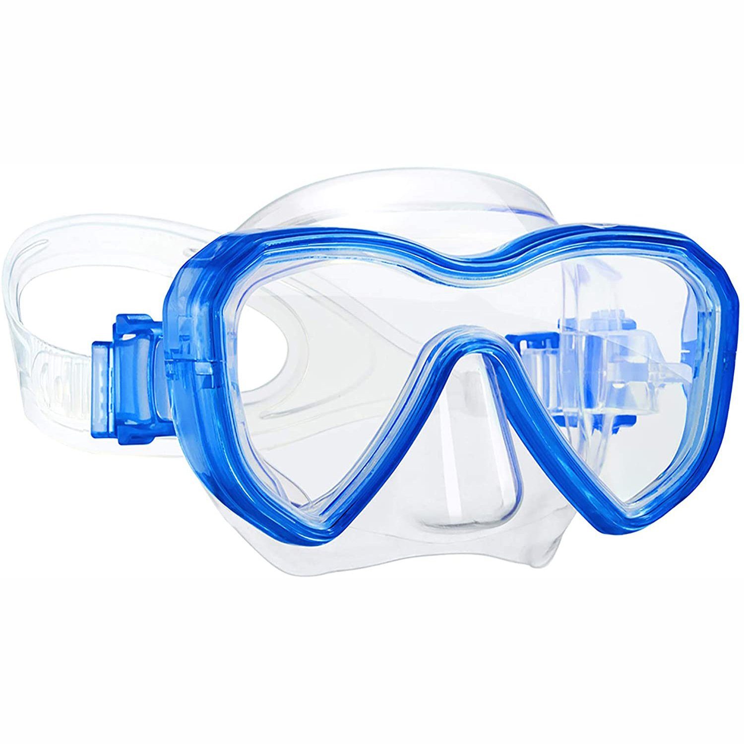 Leway Periskop »Kinder Taucherbrille Tauchmaske,Anti-Fog und Anti-Leck Schnorchelbrille Schwimmbrille Wasserdicht Tempered Glas Maske für Kinder«, (1-St)