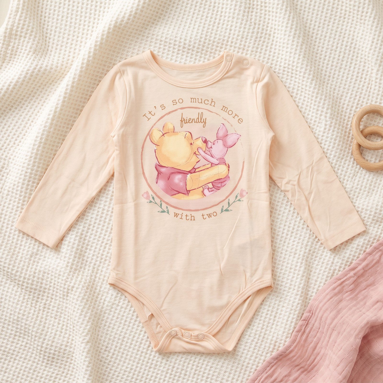 Disney Strampler Disney Winnie der Pooh Baby Kleinkind langarm Body Strampler Gr.80-92