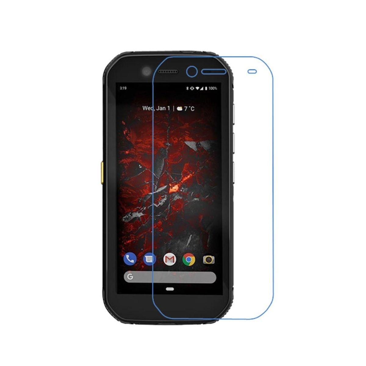 König Design Handyhülle Caterpillar Cat S42, Caterpillar Cat S42 Handyhülle Backcover Transparent