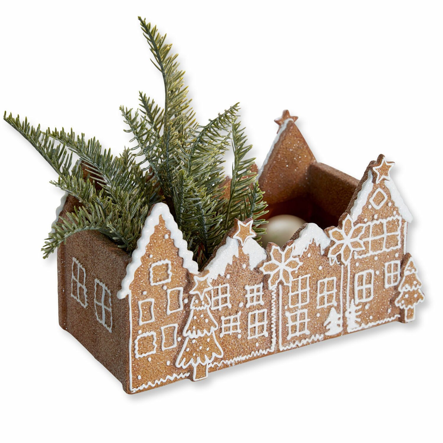 Mirabeau Dekoschale Schale Anyama braun/weiß