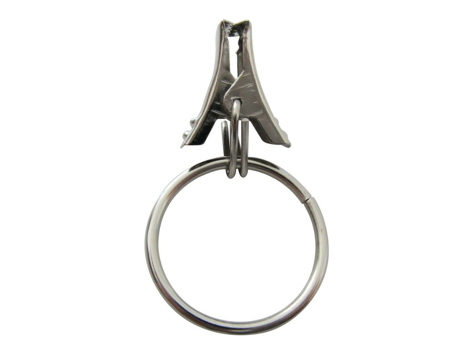 rewagi Gardinenhaken Metallklammer mit Ring Ø 23mm, Gardinenklammer, Gardin günstig online kaufen