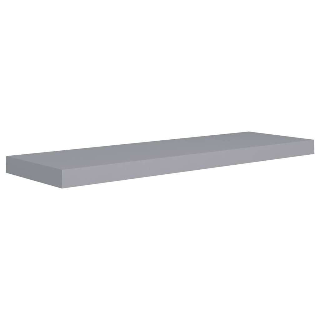 furnicato Wandregal Schweberegal Grau 80x23,5x3,8 cm günstig online kaufen