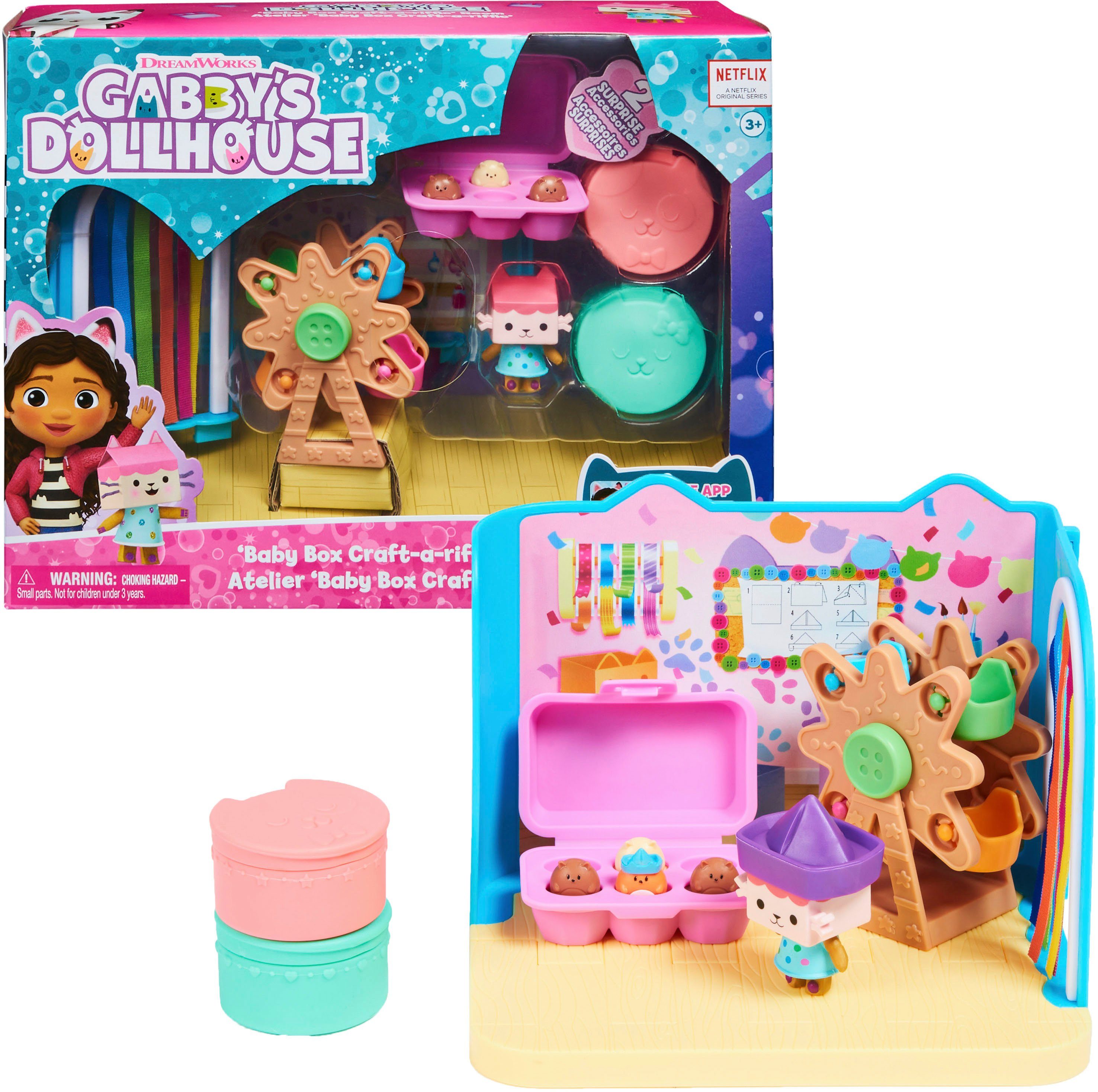 Spielwelt Gabby's Dollhouse – Deluxe Room – Baby Box' Bastelzimmer
