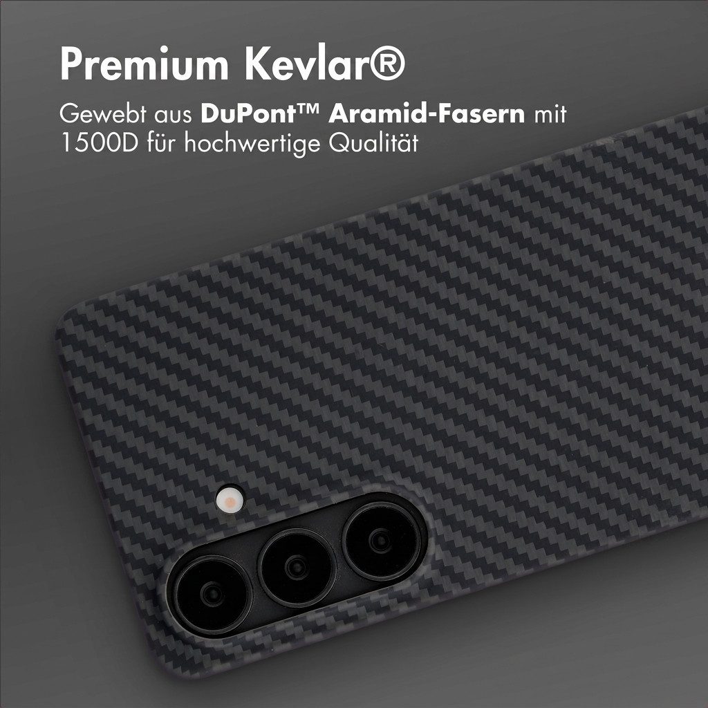Accezz Backcover Accezz MagSafe Kevlar® Hülle Samsung Galaxy S26 - Schwarz