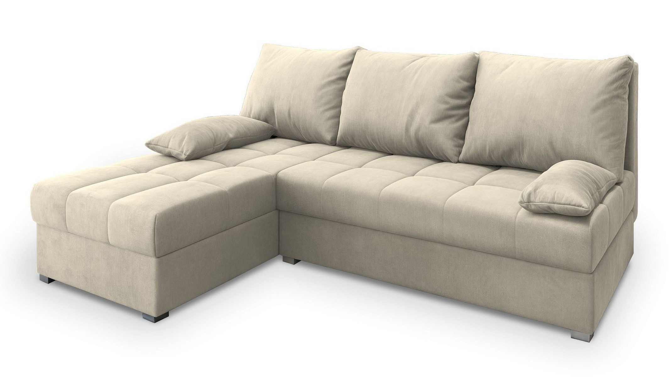 Masseno Ecksofa RITA mit Schlaffunktion L-Form, günstig online kaufen