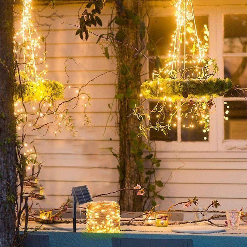 Solar 20LED Outdoor String LED Weihnachtsbaum Dekolicht TUABUR Lights Wasserdicht für