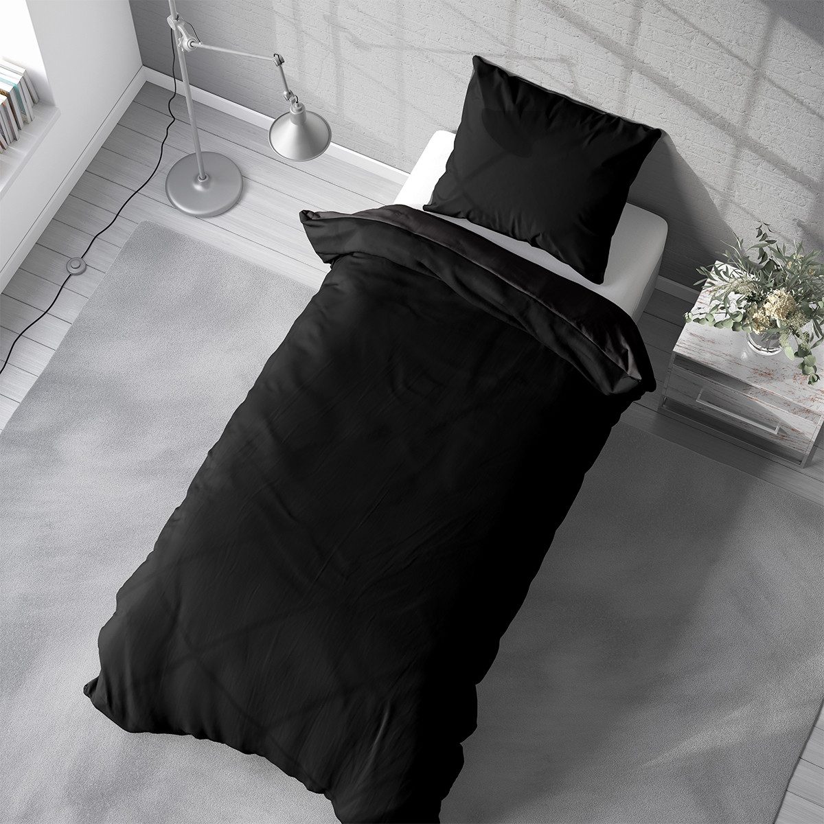 Visaggio Bettwäsche Baumwolle Feinbiber Winter Bettbezug 135x200, 155x220, günstig online kaufen