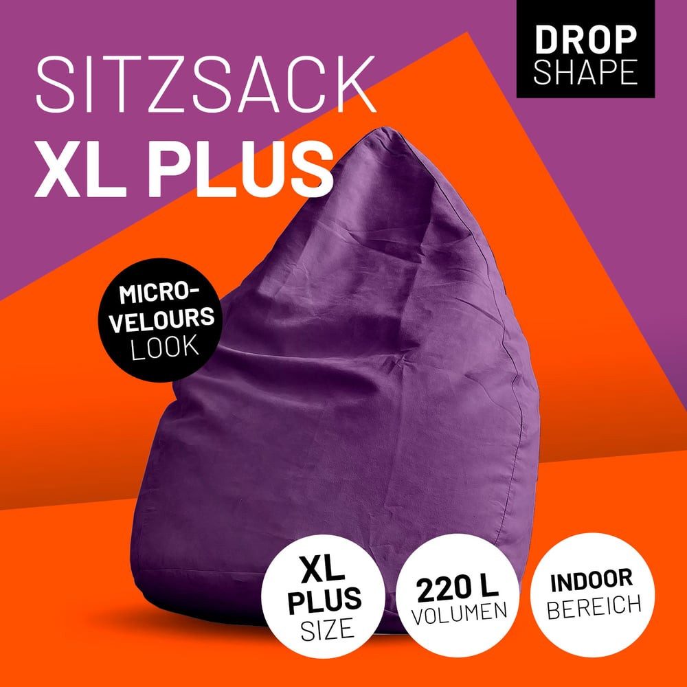 Lumaland Sitzsack Luxury XL PLUS Sitzsack günstig online kaufen