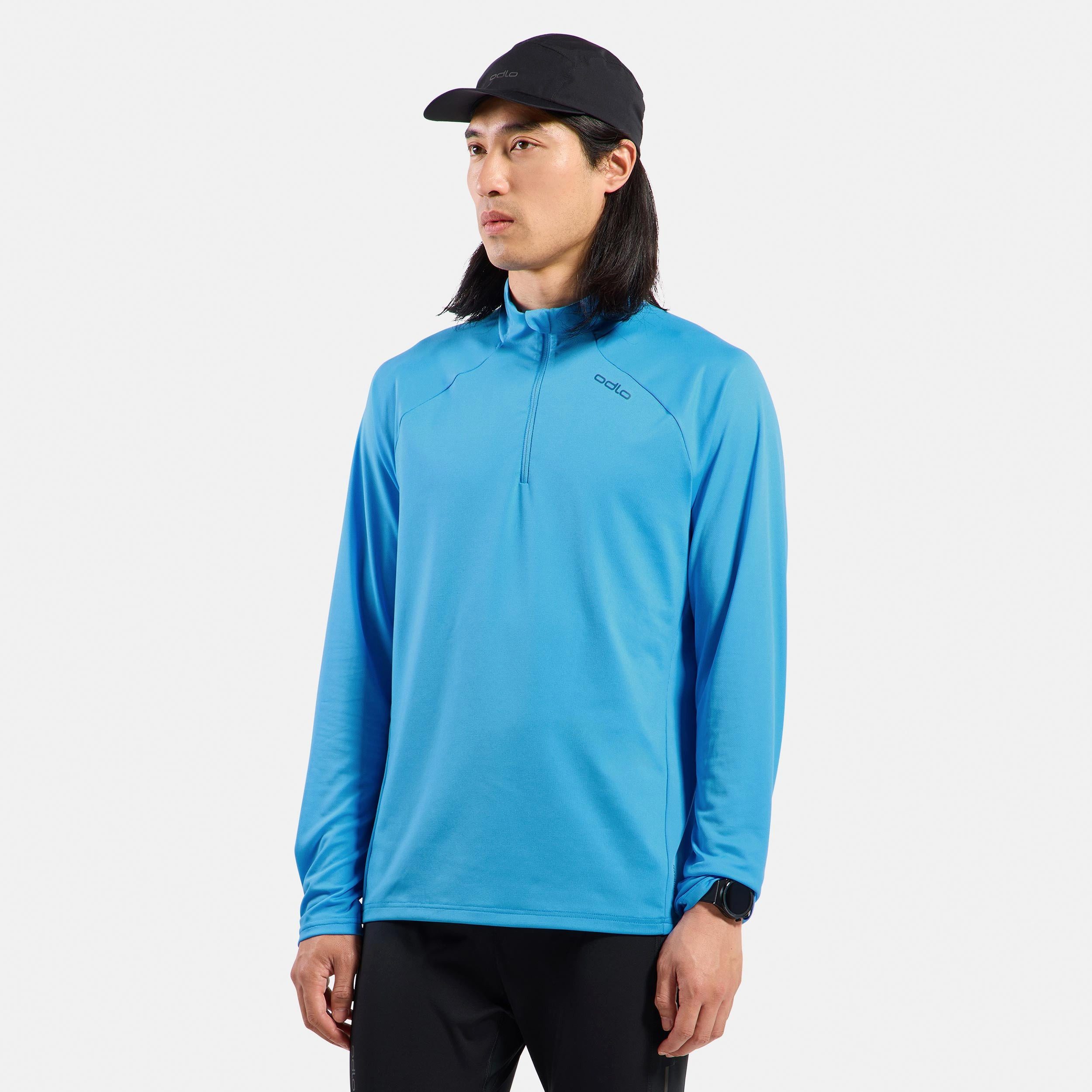 Odlo Laufshirt Essential Ceramiwarm Mid Layer 1/2 Zip