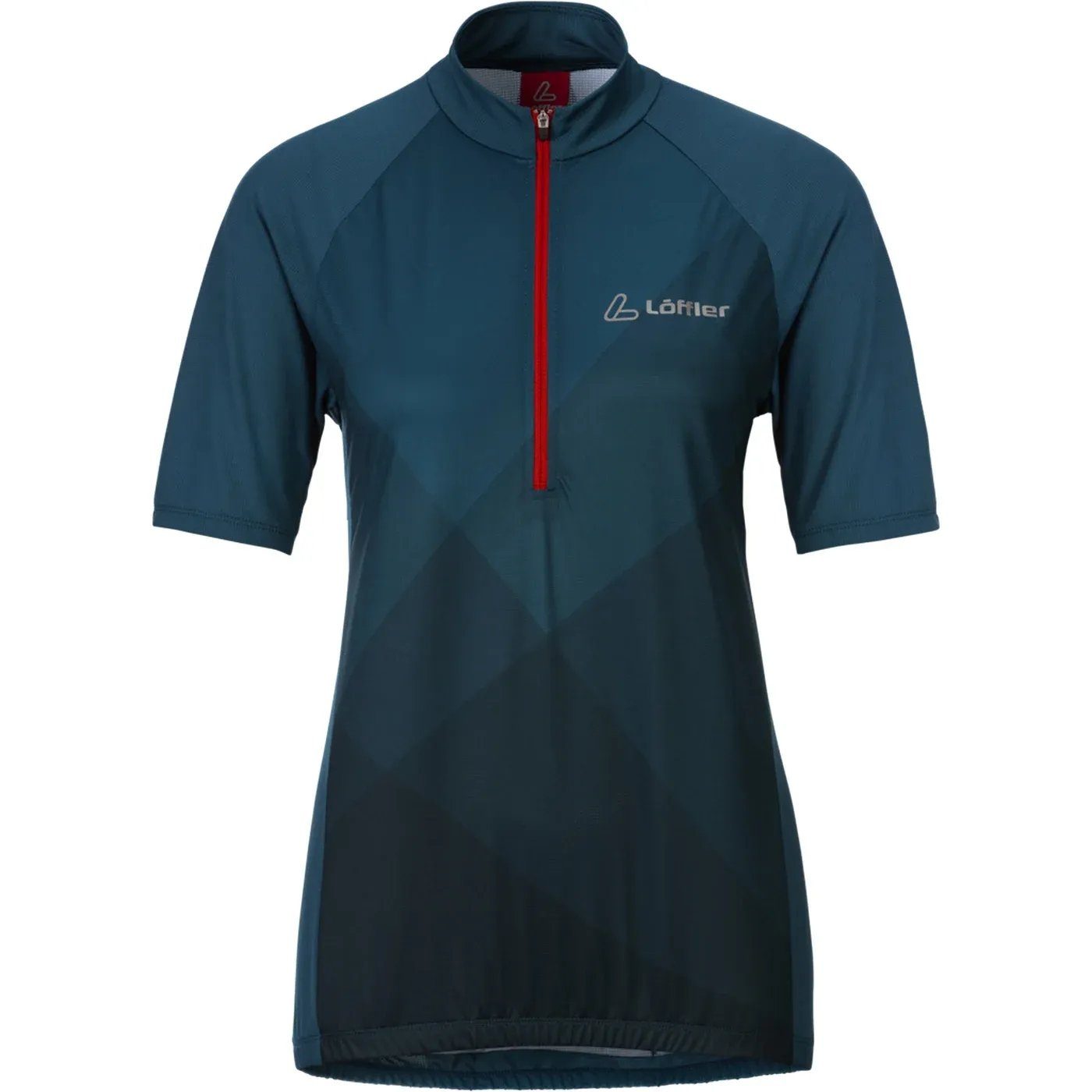 Löffler Radtrikot HR. BIKE-TRIKOT ROCKS BLUE CORAL